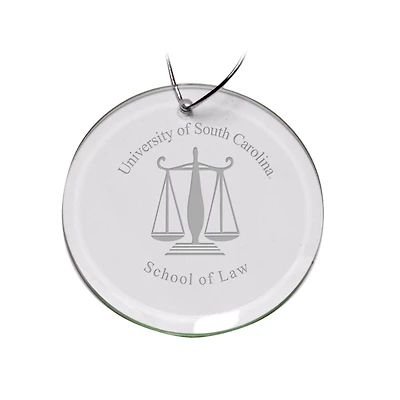 South Carolina Gamecocks 3'' Glass Round Ornament