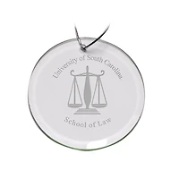 South Carolina Gamecocks 3'' Glass Round Ornament