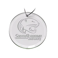 South Alabama Jaguars 3'' Glass Round Ornament