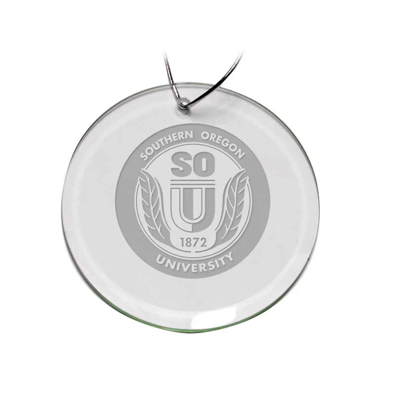 Southern Oregon Raiders 3'' Glass Round Ornament