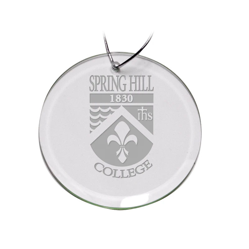 Spring Hill Badgers 3'' Glass Round Ornament