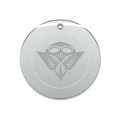 Tennessee-Martin Skyhawks 3'' Glass Round Ornament