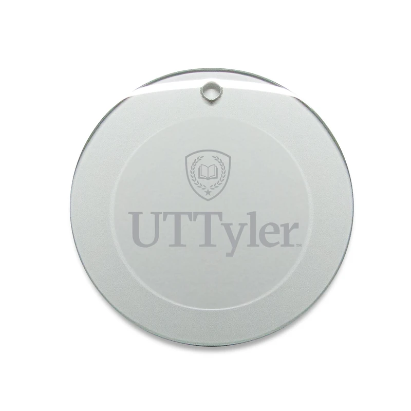 Texas Tyler Patriots 3'' Glass Round Ornament