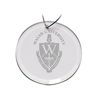 Walsh Cavaliers 3'' Glass Round Ornament