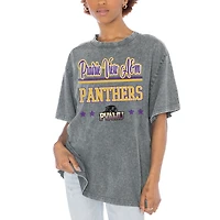 Women's Gameday Couture Gray Prairie View A&M Panthers Here To Play Oversized T-Shirt