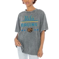 Women's Gameday Couture Gray UCLA Bruins Here To Play Oversized T-Shirt