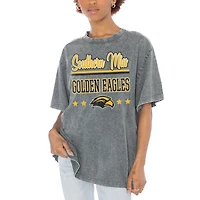 Women's Gameday Couture Gray Southern Miss Golden Eagles Here To Play Oversized T-Shirt