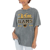Women's Gameday Couture Gray VCU Rams Here To Play Oversized T-Shirt