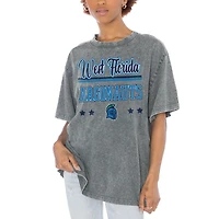 Women's Gameday Couture Gray West Florida Argonauts Here To Play Oversized T-Shirt