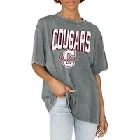Women's Gameday Couture Gray Charleston Cougars Solid Defense Oversized T-Shirt