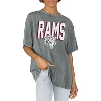 Women's Gameday Couture Gray Fordham Rams Solid Defense Oversized T-Shirt