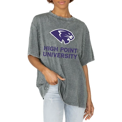 Women's Gameday Couture Gray High Point Panthers Solid Defense Oversized T-Shirt