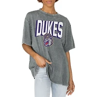 Women's Gameday Couture Gray James Madison Dukes Solid Defense Oversized T-Shirt
