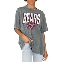 Women's Gameday Couture Gray Missouri State University Bears Solid Defense Oversized T-Shirt