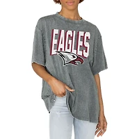 Women's Gameday Couture Gray North Carolina Central Eagles Solid Defense Oversized T-Shirt