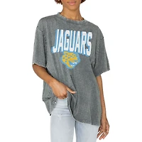 Women's Gameday Couture Gray Southern University Jaguars Solid Defense Oversized T-Shirt