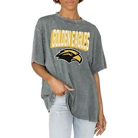 Women's Gameday Couture Gray Southern Miss Golden Eagles Solid Defense Oversized T-Shirt