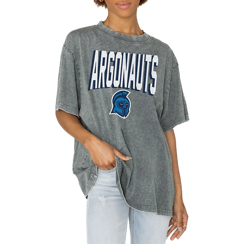 Women's Gameday Couture Gray West Florida Argonauts Solid Defense Oversized T-Shirt