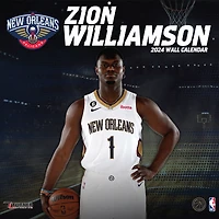 Zion Williamson New Orleans Pelicans 2024 12" x 12" Player Wall Calendar