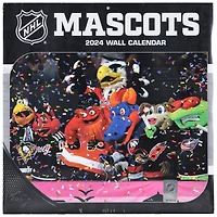 NHL 12" x 12" 2024 Mascots 16-Month Wall Calendar