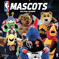 NBA 12" x 12" 2024 Mascots 16-Month Wall Calendar
