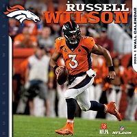 Russell Wilson Denver Broncos 2024 12" x 12" Player Wall Calendar