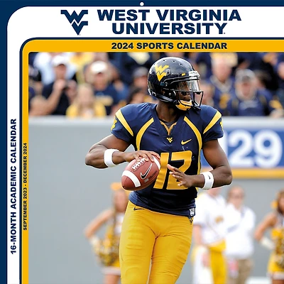 West Virginia Mountaineers 2024 12'' x 12'' Team Wall Calendar