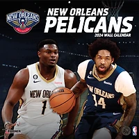 New Orleans Pelicans 2024 12'' x 12'' Team Wall Calendar
