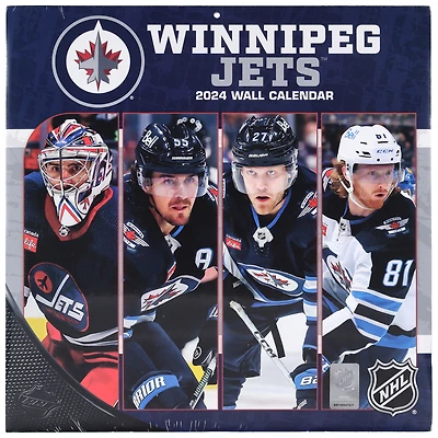 Winnipeg Jets 2024 12'' x 12'' Team Wall Calendar