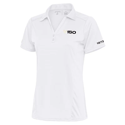Women's Antigua  White Vanderbilt Commodores 150th Anniversary Tribute Polo