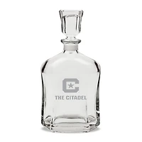 Citadel Bulldogs 23.75oz. Crystal Whisky Decanter