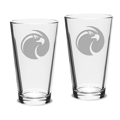Seattle Pacific Falcons 16oz. Two-Piece Classic Pub Glass Set