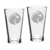 Seattle Pacific Falcons 16oz. Two-Piece Classic Pub Glass Set