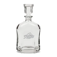 Rider Broncs 23.75oz. Crystal Whisky Decanter
