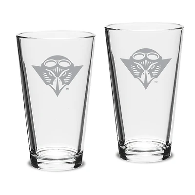 Tennessee-Martin Skyhawks 16oz. Two-Piece Classic Pub Glass Set