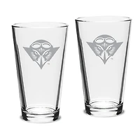 Tennessee-Martin Skyhawks 16oz. Two-Piece Classic Pub Glass Set