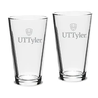 Texas Tyler Patriots 16oz. Two-Piece Classic Pub Glass Set