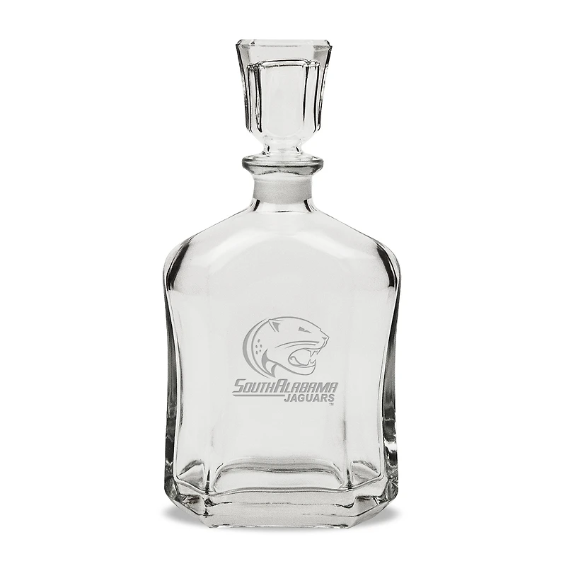South Alabama Jaguars 23.75oz. Crystal Whisky Decanter