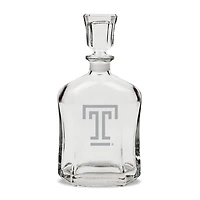 Temple Owls 23.75oz. Crystal Whisky Decanter