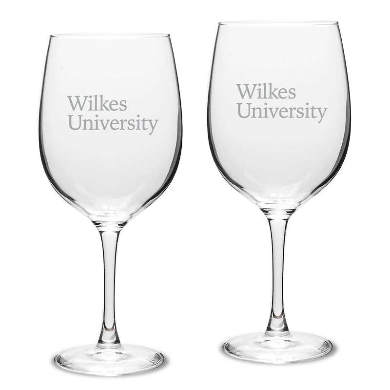 Wilkes Colonels 19oz. Two-Piece Traditional Red Wine Table Glass Set
