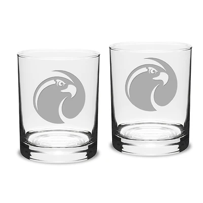 Seattle Pacific Falcons 14oz. Two-Piece Classic Double Old-Fashioned Glass Set