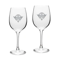 Tennessee-Martin Skyhawks Two-Piece 16oz. Traditional White Wine Glass Set