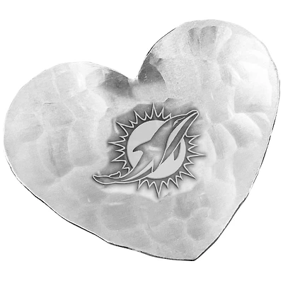 Miami Dolphins Heart Jewelry Tray