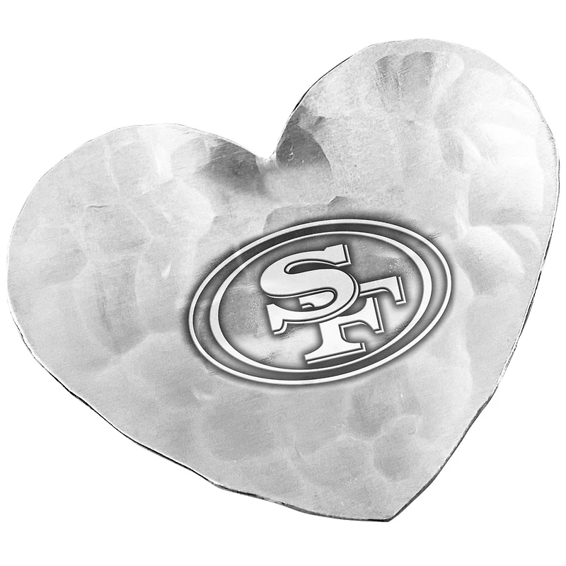 San Francisco 49ers Heart Jewelry Tray