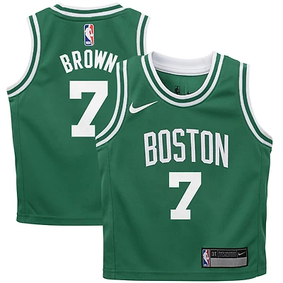 Preschool Nike Jaylen Brown Kelly Green Boston Celtics Swingman Player Jersey - Icon Edition