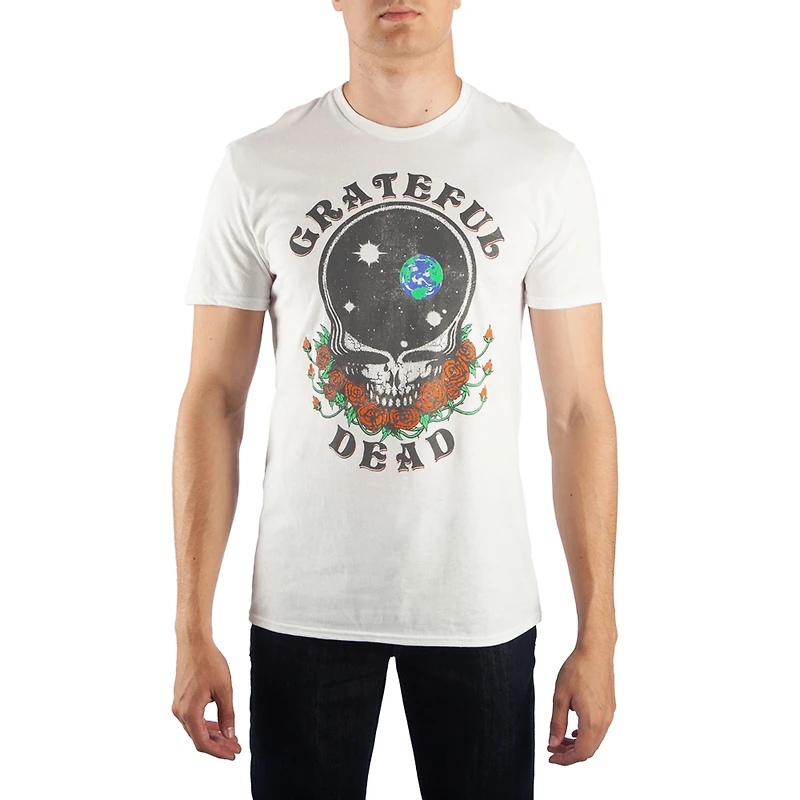 Unisex White The Grateful Dead T-Shirt