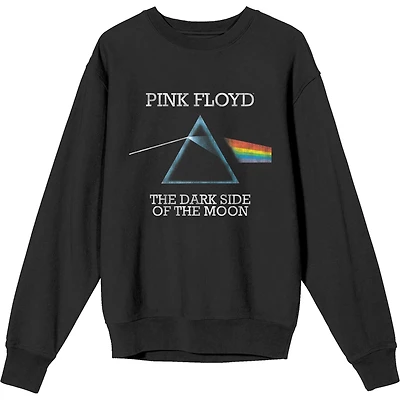 Unisex Black Pink Floyd Dark Side of the Moon Pullover Sweatshirt