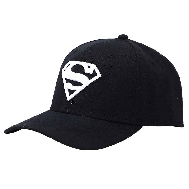 Youth  Black Superman Snapback Hat
