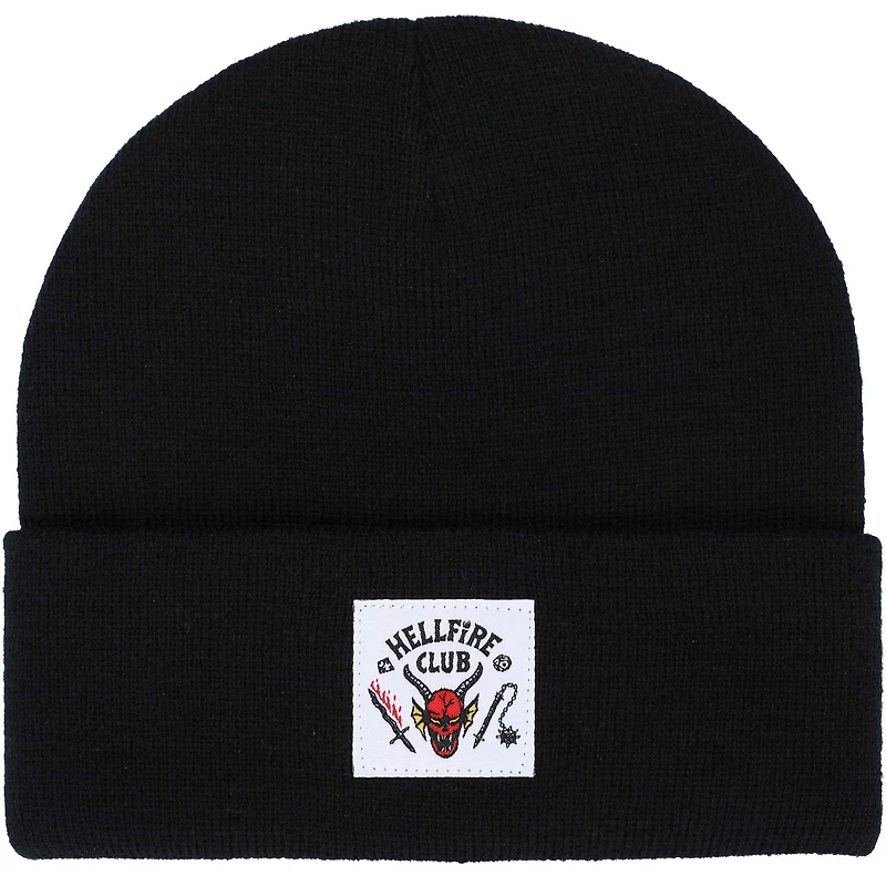 Unisex  Black Stranger Things  Cuffed Knit Hat