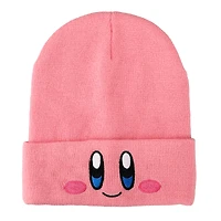 Unisex  Pink Kirby  Cuffed Knit Hat